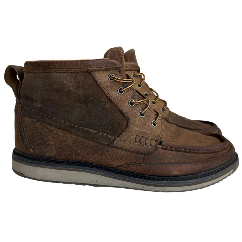 Ariat Men's Brown Lookout Boots - Earth / Stone Suede Size 12 D